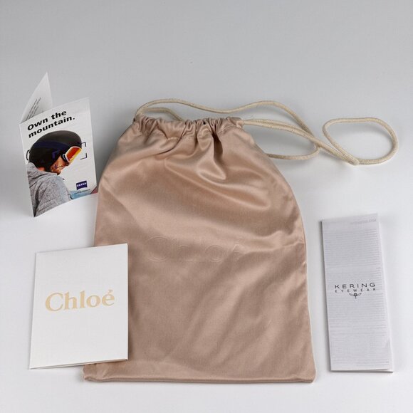 Chloé CH0072S 003 – Matte Rust Ski Mask Goggles Orange/Blue  display picture 1